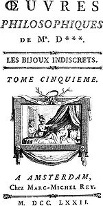 "I gioielli indiscreti" di Diderot