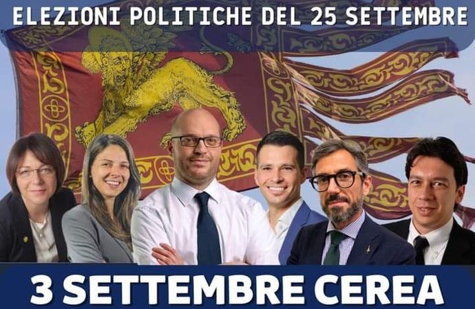 Lega Nord a Cerea per presentare i candidati al parlamento
