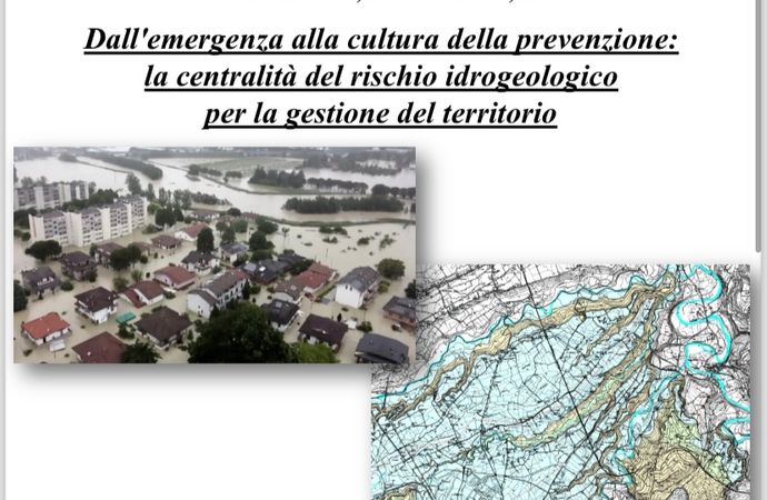 6 Febbraio Aula Magna Politecnico di Torino, "Dall'emergenza alla cultura della prevenzione : la centralità del rischio idrogeologico per la gestione del territorio".